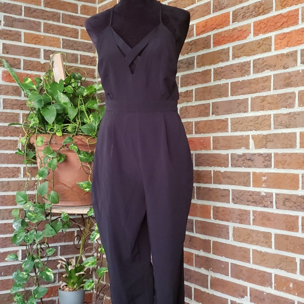 Black sz 7 Long jumpsuit